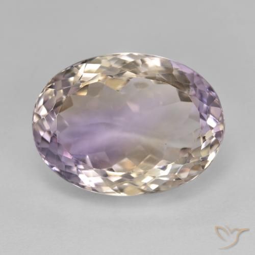 11.94ct 天然 バイカラー アメトリン, 楕円形, VVS