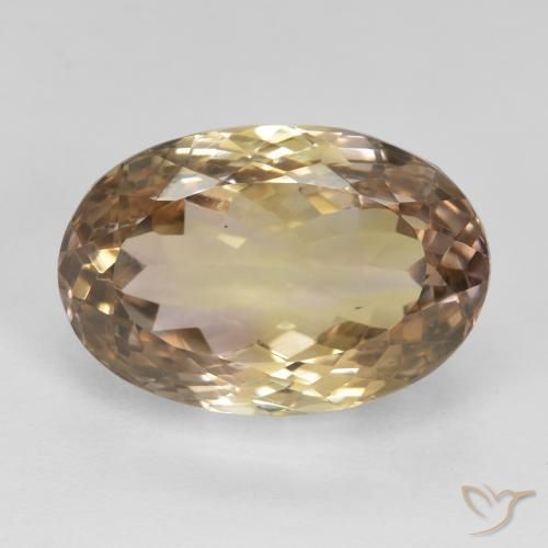 14.06ct 天然 バイカラー アメトリン, 楕円形, VS
