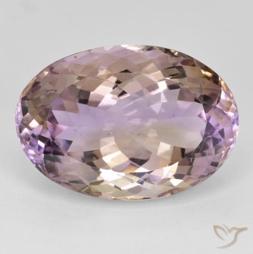 24.19ct 天然 バイカラー アメトリン, 楕円形, VS
