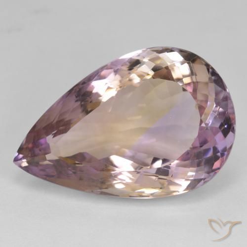 23.89ct 天然 バイカラー アメトリン, 洋梨の形, VS
