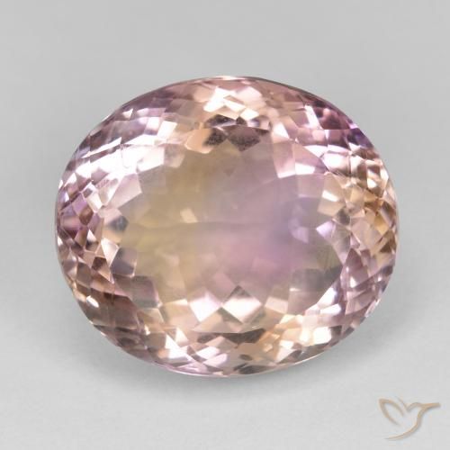 18.70ct 天然 バイカラー アメトリン, 楕円形, VS