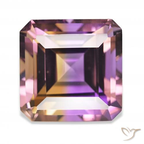 23.16ct バイカラー アメトリン, エメラルドカット, IF