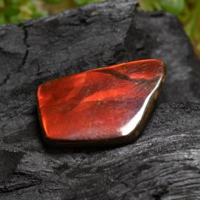 6.67カラットの天然マルチカラーアンモライト、ファンシーシェイプ、オペーク