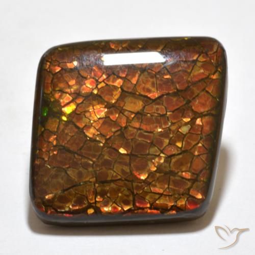 20.34ct 天然 マルチカラー アンモライト, ファンシー, オペーク
