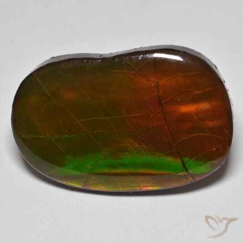 22.58ct 天然 マルチカラー アンモライト, ファンシー, オペーク