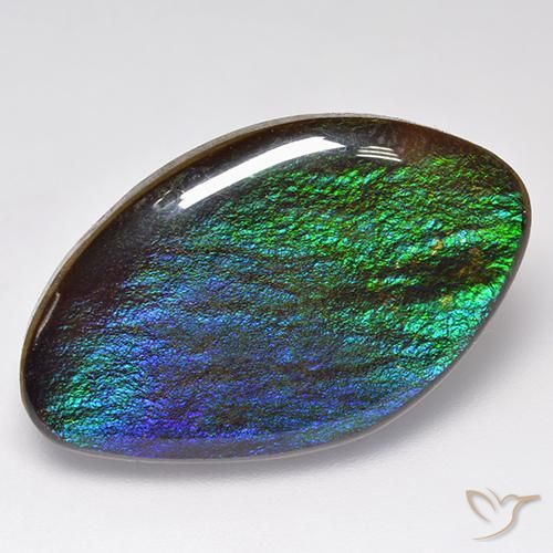 18.89ct 天然 マルチカラー アンモライト, ファンシー, オペーク