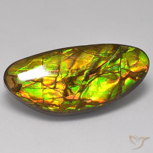 17.56ct 天然 マルチカラー アンモライト, ファンシー, オペーク