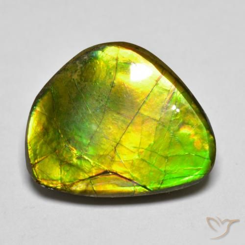 11.11ct 天然 マルチカラー アンモライト, ファンシー, オペーク