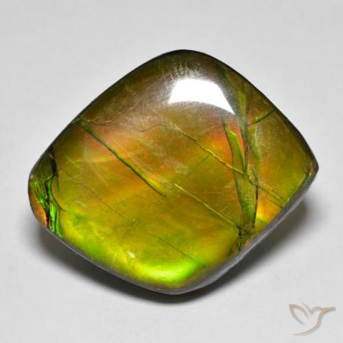 19.04ct 天然 マルチカラー アンモライト, ファンシー, オペーク