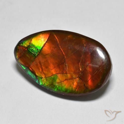 13.17ct 天然 マルチカラー アンモライト, ファンシー, オペーク