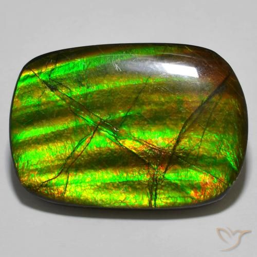 19.01ct 天然 マルチカラー アンモライト, ファンシー, オペーク