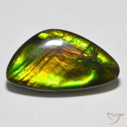 14.81ct 天然 マルチカラー アンモライト, ファンシー, オペーク