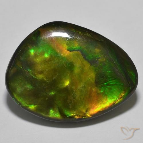 22.15ct 天然 マルチカラー アンモライト, ファンシー, オペーク