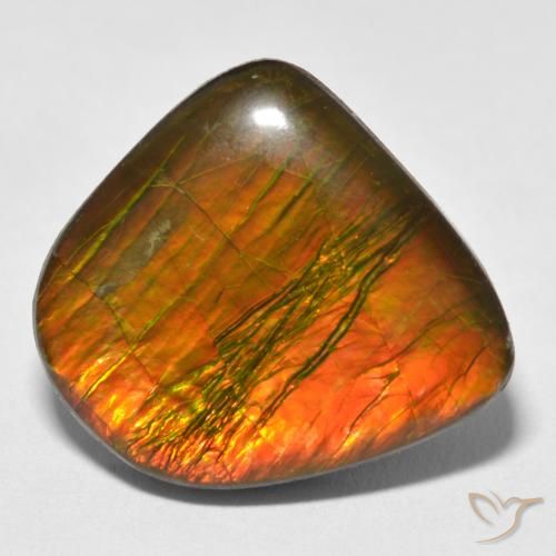 17.88ct 天然 マルチカラー アンモライト, ファンシー, オペーク