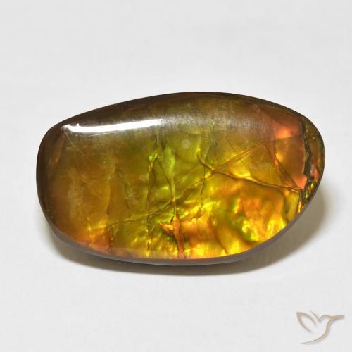 17.48ct 天然 マルチカラー アンモライト, ファンシー, オペーク
