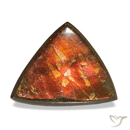 3.33ct マルチカラー アンモライト, トリリアント, オペーク