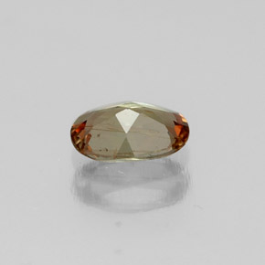 0.40カラットの天然マルチカラーアンダルサイト、オーバルカット、VS-SI