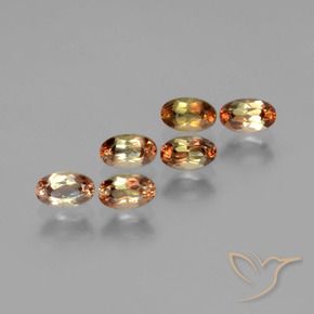 1.82カラットの天然マルチカラーアンダルサイト（5×3.2 mm・オーバルカット）