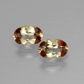 カラットの天然マルチカラーアンダルサイト（5.9×4 mm・オーバルカット）