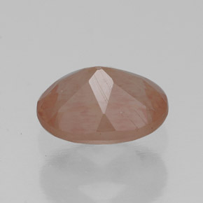 1.20カラットの天然ハニーオレンジアンデシン・ラブラドライト、透明、透明/半透明