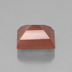 3.03カラットの天然ハニーオレンジアンデシン・ラブラドライト、透明、透明/半透明