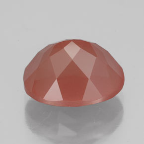 4.03カラットの天然ハニーレッドアンデシン・ラブラドライト、透明、透明/半透明