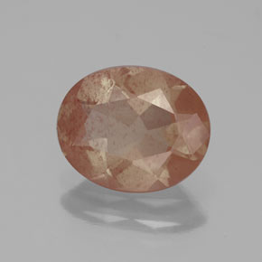 2.23カラットの天然ハニーオレンジアンデシン・ラブラドライト、透明、透明/半透明