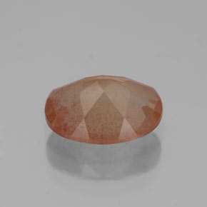 2.23カラットの天然ハニーオレンジアンデシン・ラブラドライト、透明、透明/半透明