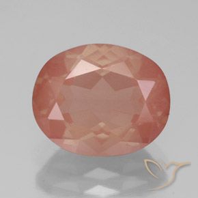 3.59ct 天然 ミディアムレッド アンデシン ラブラドライト, 楕円形, 透明/半透明