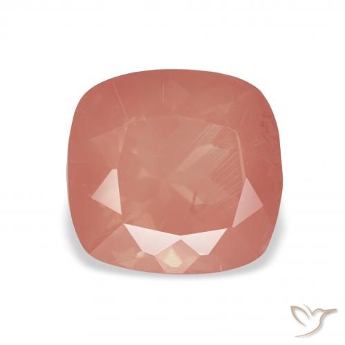 2.60ct 天然 ミディアムピンク アンデシン・ラブラドライト, クッション, 透明