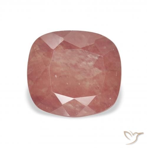 2.46ct 天然 ローズピンク アンデシン・ラブラドライト, クッション, 透明
