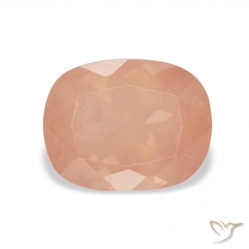 2.28ct 天然 薄い赤みがかったオレンジ アンデシン・ラブラドライト, クッション, 透明