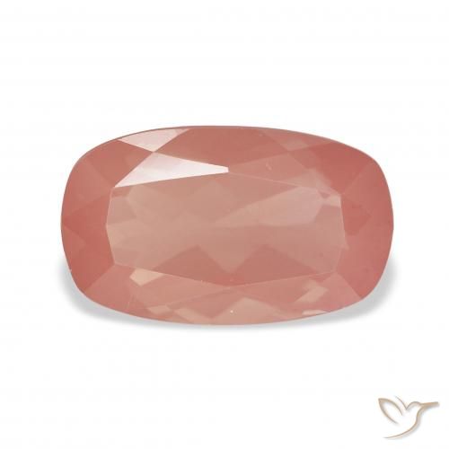 3.22ct 天然 ラズベリーピンク アンデシン・ラブラドライト, クッション, 透明