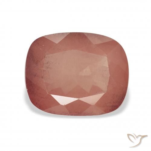 3.83ct 天然 ミディアムピンク アンデシン・ラブラドライト, クッション, 透明
