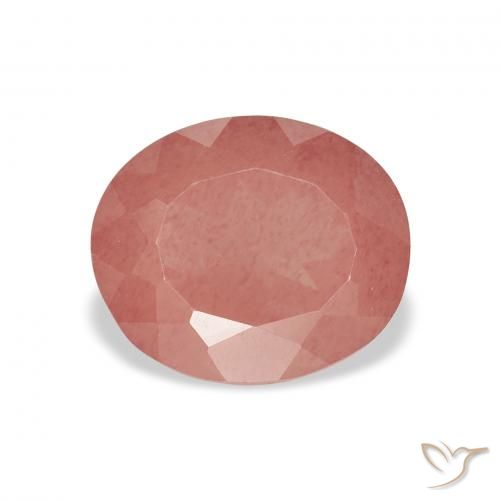 2.25ct 天然 薄い赤みがかったオレンジ アンデシン・ラブラドライト, 楕円形, 半透明