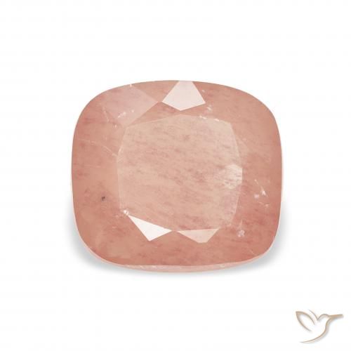 1.50ct ライトピンク アンデシン・ラブラドライト, クッション, 透明