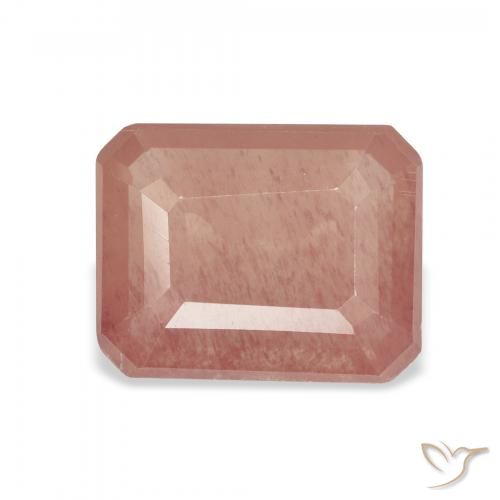 2.49ct ミディアムレッド アンデシン・ラブラドライト, エメラルドカット, 透明