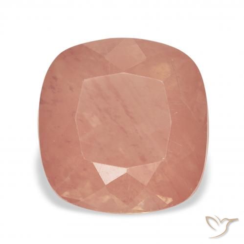 3.66ct 赤みがかったオレンジ アンデシン・ラブラドライト, クッション, 透明