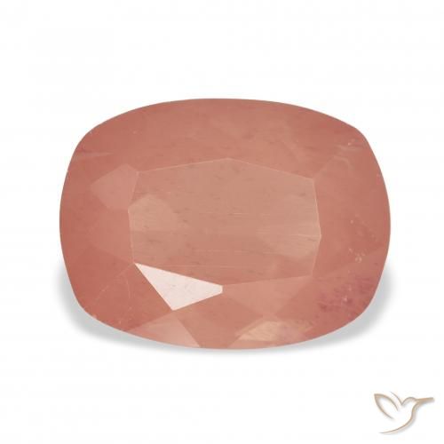 3.73ct 赤みがかったオレンジ アンデシン・ラブラドライト, クッション, 透明