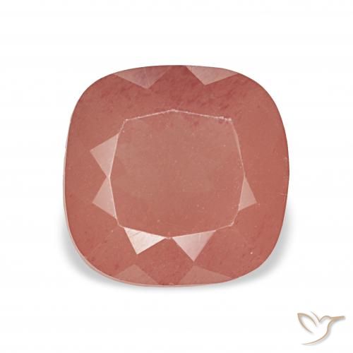 2.65ct ミディアムレッド アンデシン・ラブラドライト, クッション, 透明