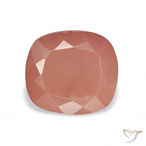 2.74ct 赤みがかったオレンジ アンデシン・ラブラドライト, クッション, 透明