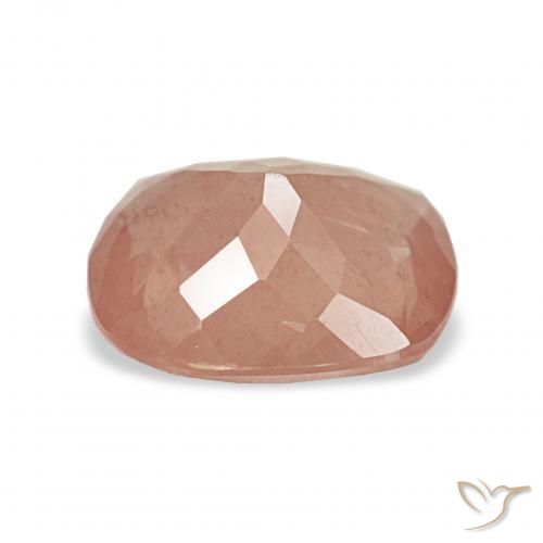 2.07カラットの天然薄い赤みがかったオレンジアンデシン・ラブラドライト、クッション、VVS
