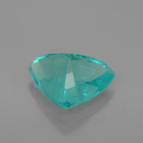 2.58カラットの天然ライトグリーンアパタイト（10.3×8.1 mm・トリリアント）
