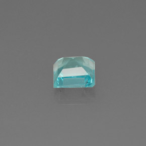 0.59カラットの天然ライトブルーアパタイト（4.7x4.7 mm・四角）