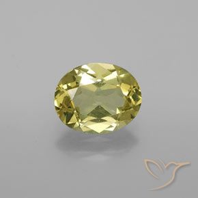 1.73ct 天然 ミディアムイエロー アパタイト, 楕円形, VS