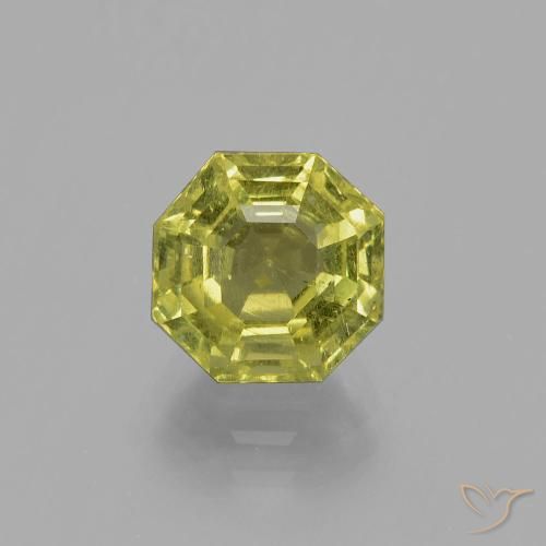 2.82ct 天然 ライトグリーン アパタイト, エメラルドカット, VS-SI