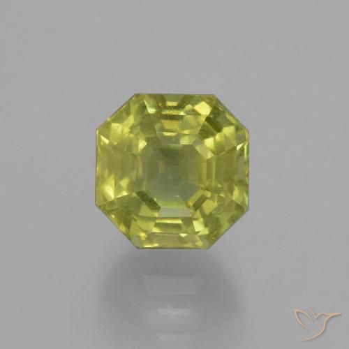 4.14ct 天然 ライトグリーン アパタイト, エメラルドカット, VS-SI