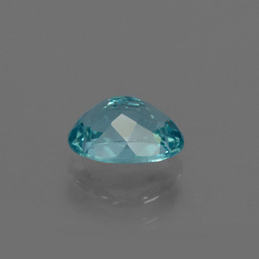 1.00カラットの天然グリーンブルーアパタイト（7.1×5.3 mm・オーバルカット）