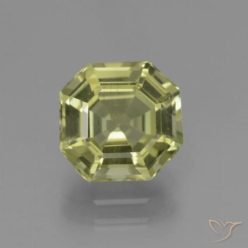 2.83ct 天然 ライトグリーン アパタイト, エメラルドカット, VS