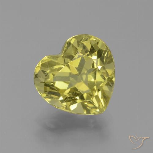 2.27ct 天然 アーシーゴールド アパタイト, 心臓, VVS-VS